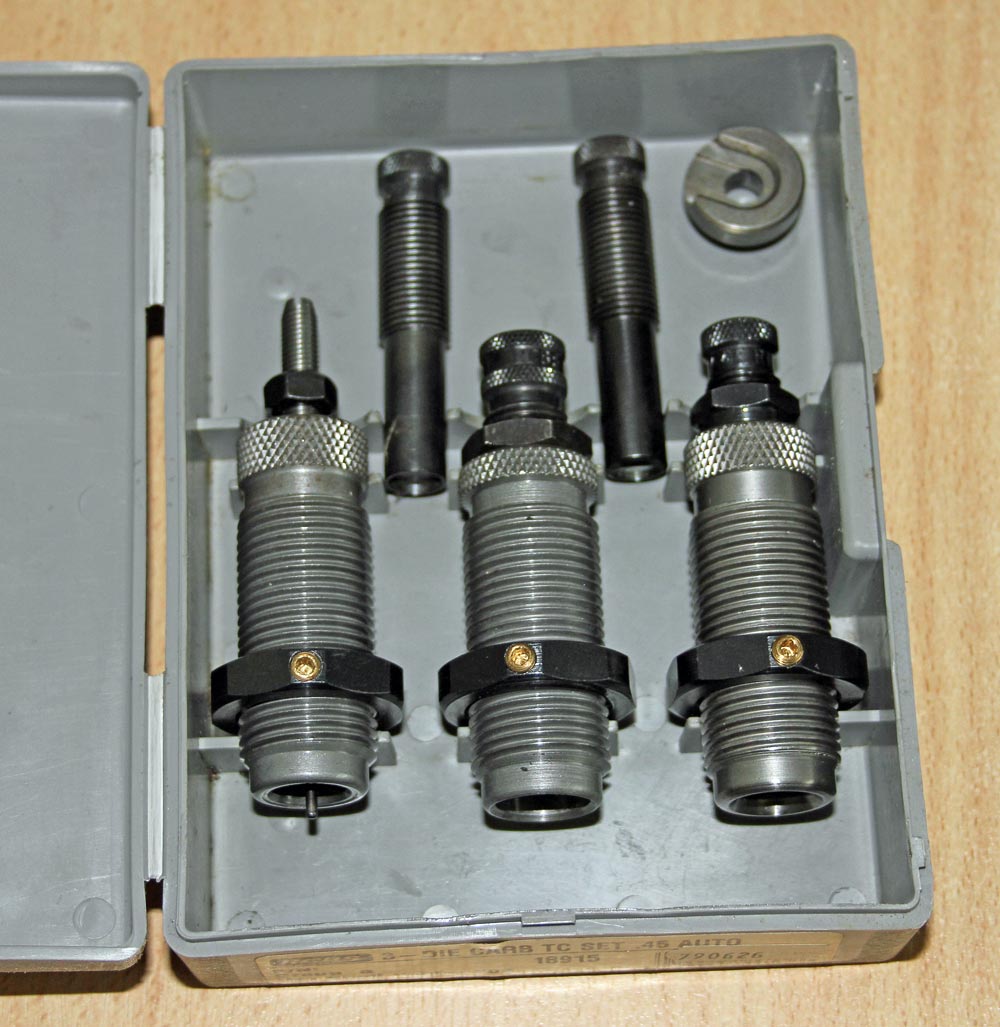RCBS 3 St�ck Matrizensatz CARB SET .45 ACP