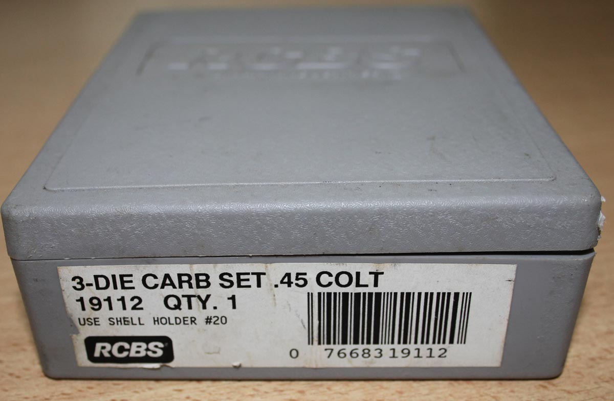 RCBS 3 St�ck Matrizensatz CARB SET .45 COLT